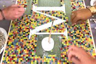 Atelier Mosaïque animé par MadCityZen pour un team building artistique et collaboratif. | © MadCityZen
